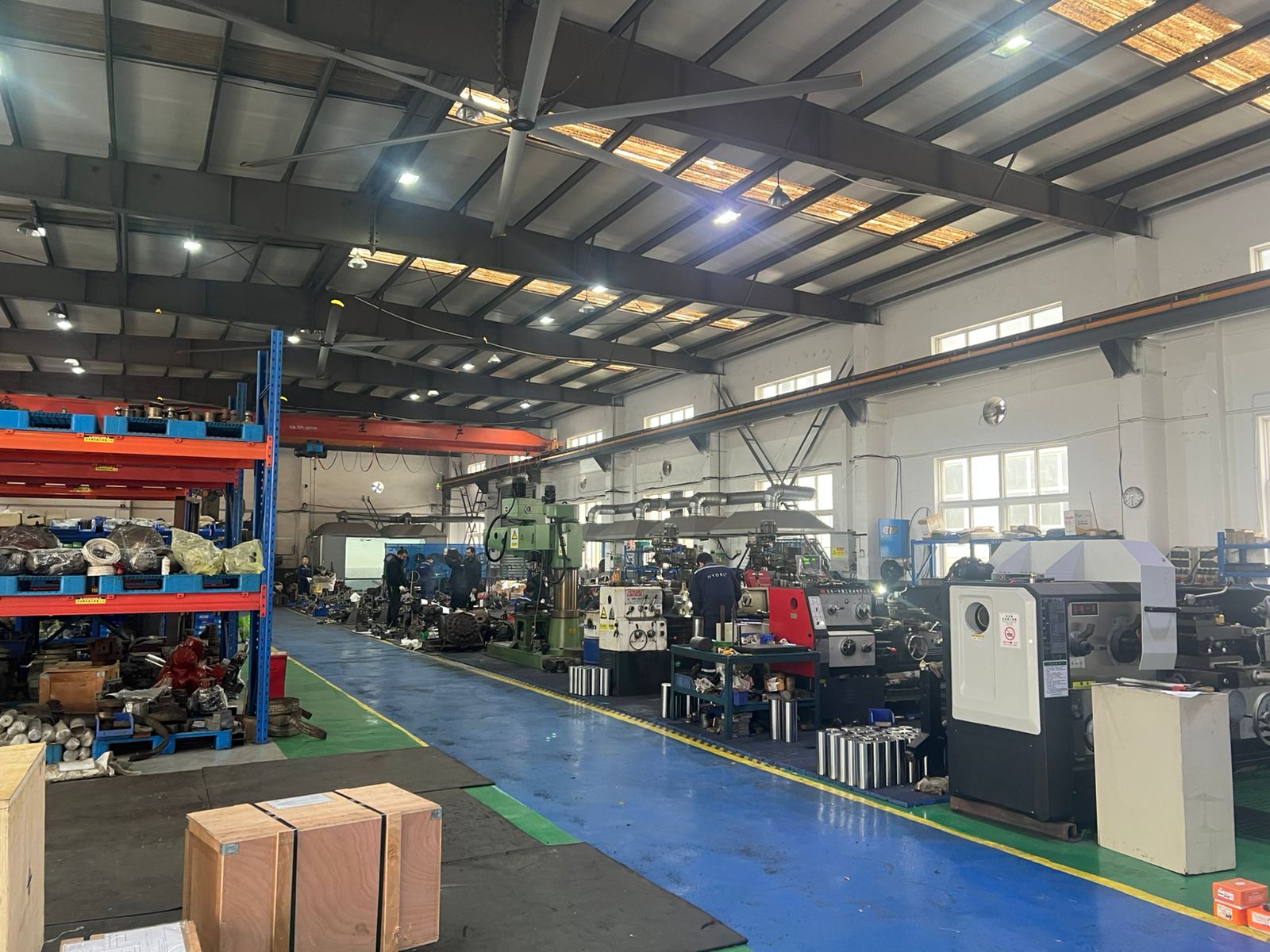 Hydel Shanghai workshop facility — 1,600 m² of precision hydraulic engineering