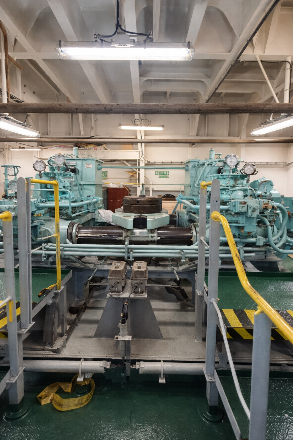 Ship steering gear hydraulic RAM actuators